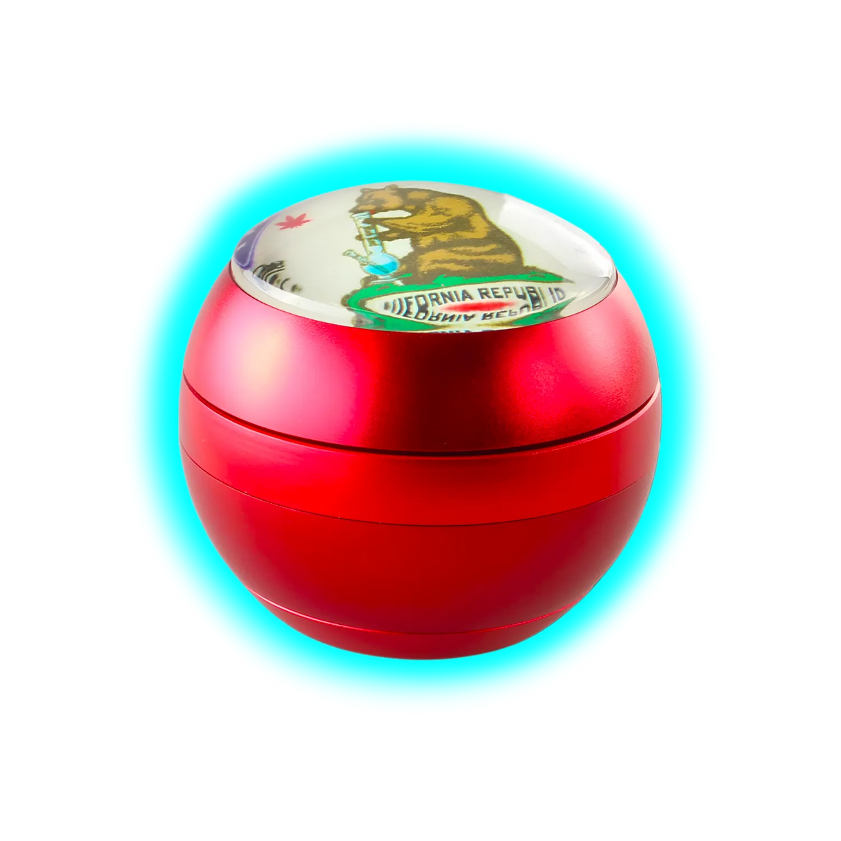 Black Leaf SPHERE Grinder 4 Parts Red