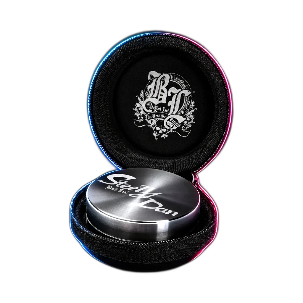 Black Leaf Stainless Steel Grinder Steely Dan 2 2part 35mm