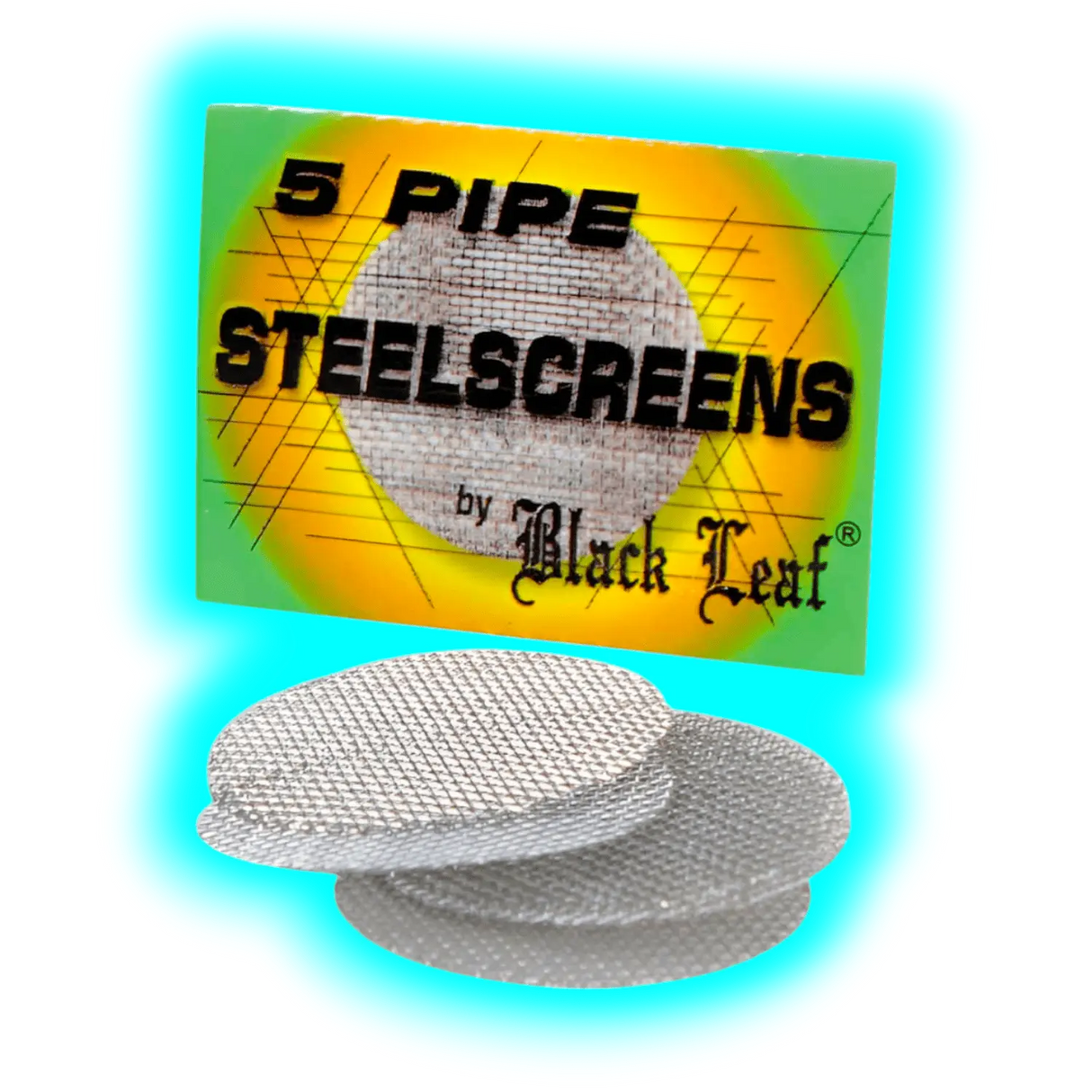 Black Leaf Steelscreens Display 100x 5pcs