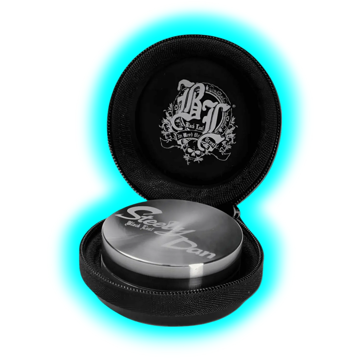 Black Leaf Steely Dan Edelstahl Grinder 2-teilig