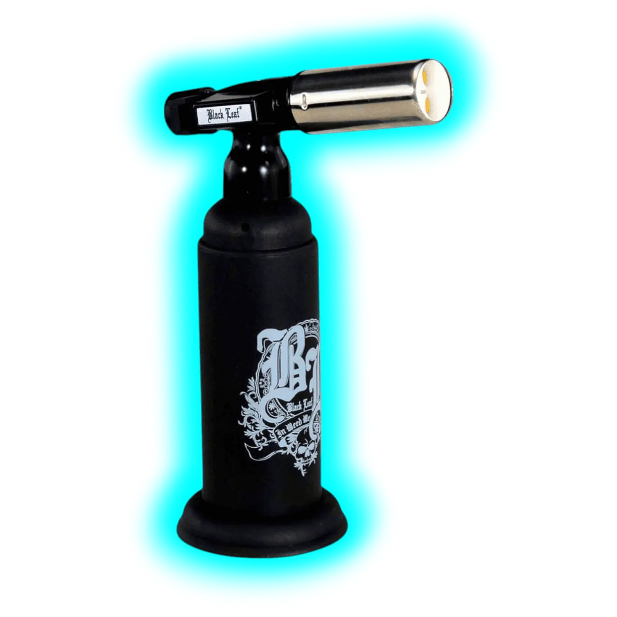 Black Leaf Torch Super Double Flame Lighter Black