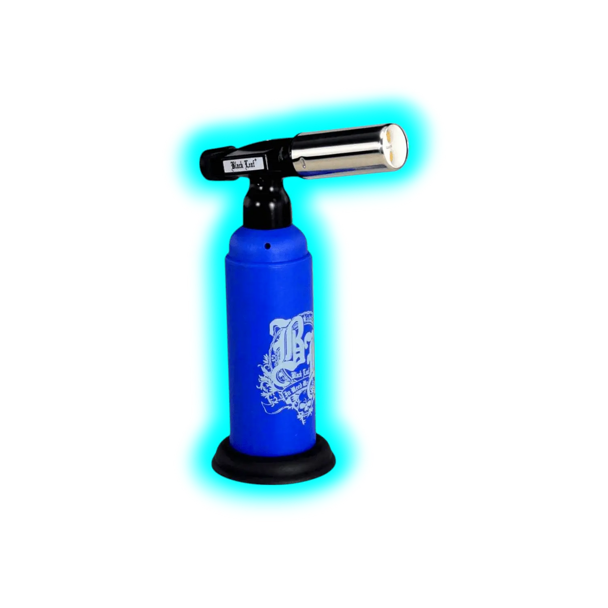 Black Leaf Torch Super Double Flame Lighter Blue