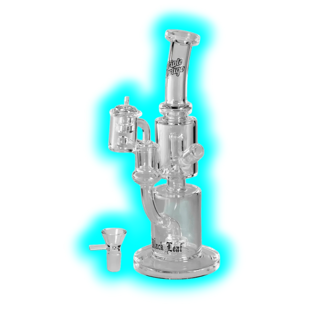 Black Leaf TRIPLE VERTIGO Bong Vantikick-System