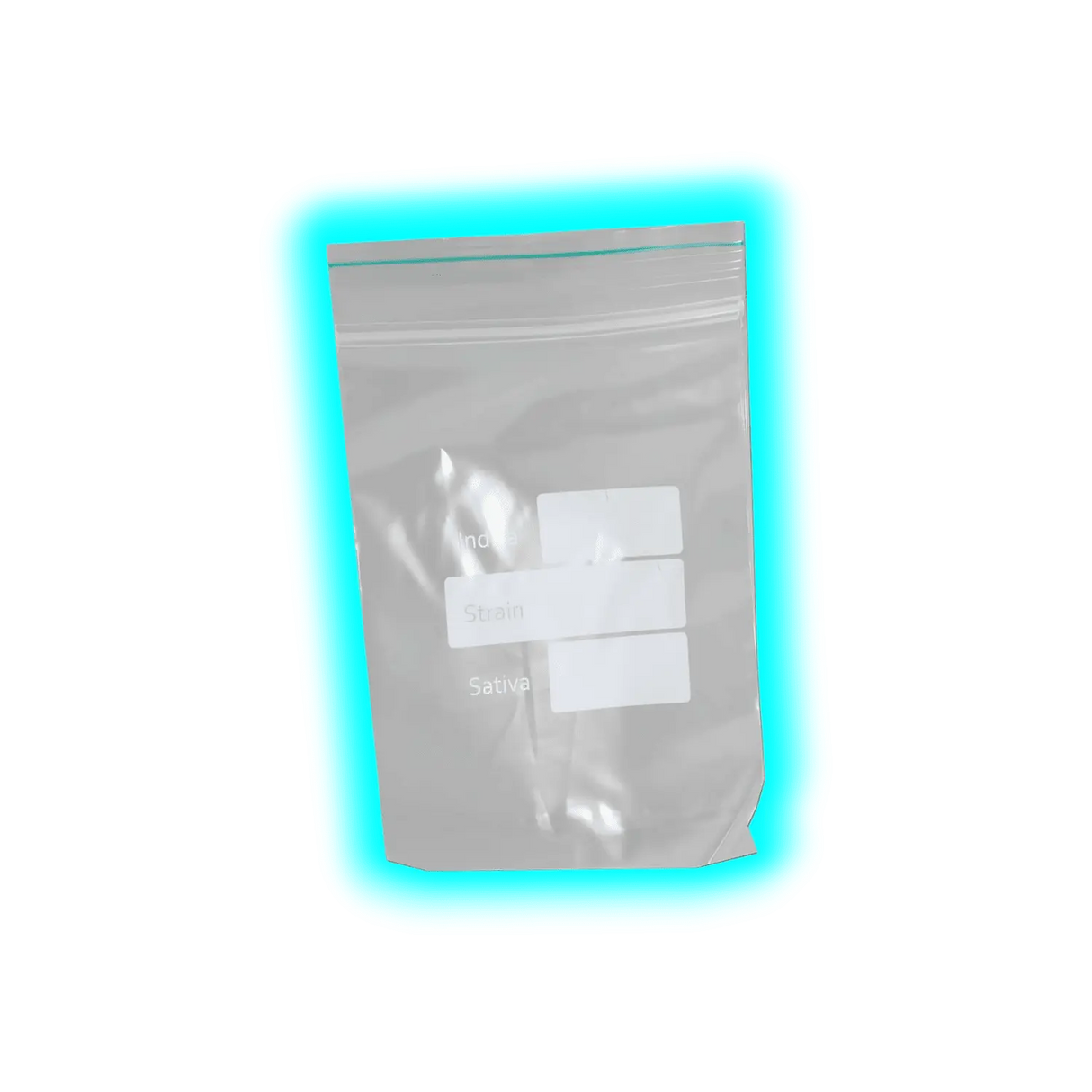 Black Leaf Zip-Bag Clear Strain Info 70 x 100mm 100pcs