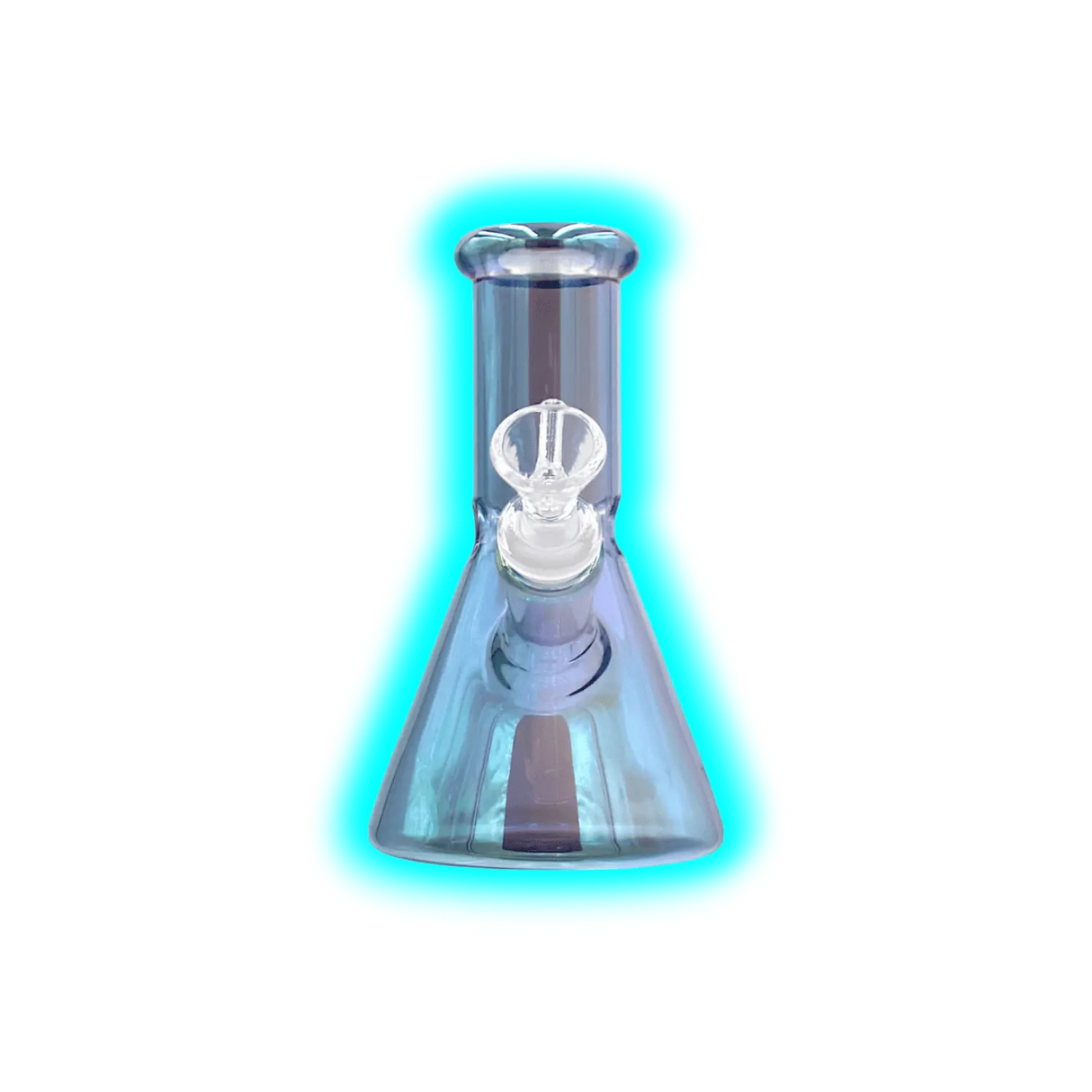 Black Sheep Iridescent Glass Bong Blue 15.6cm