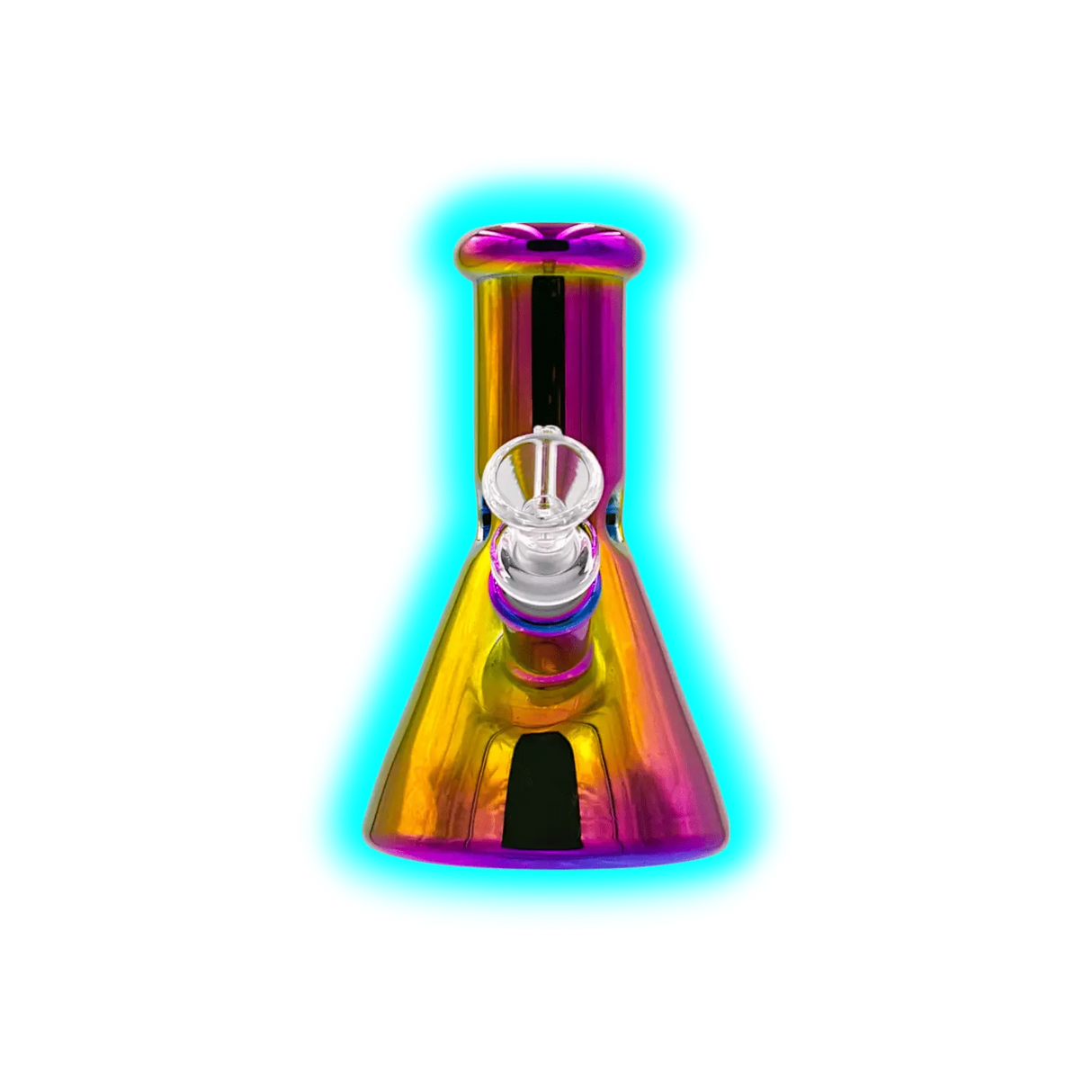 Black Sheep Iridescent Glass Bong Purple 15.6cm