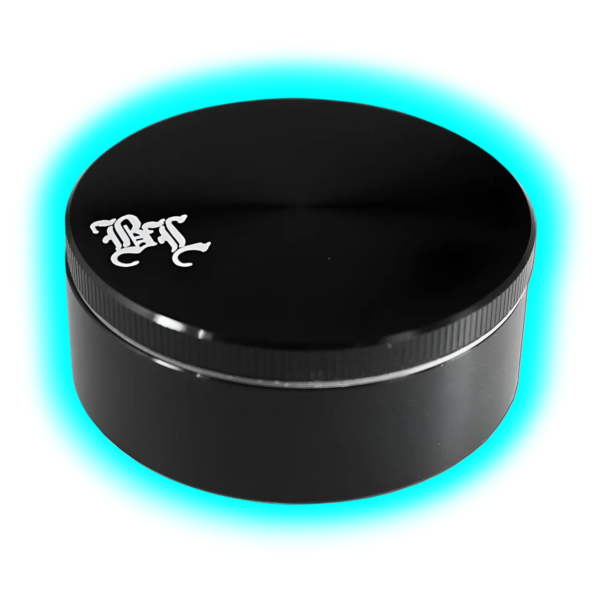 Blackleaf Aluminium Grinder The Pusher 2 Black 2 Parts