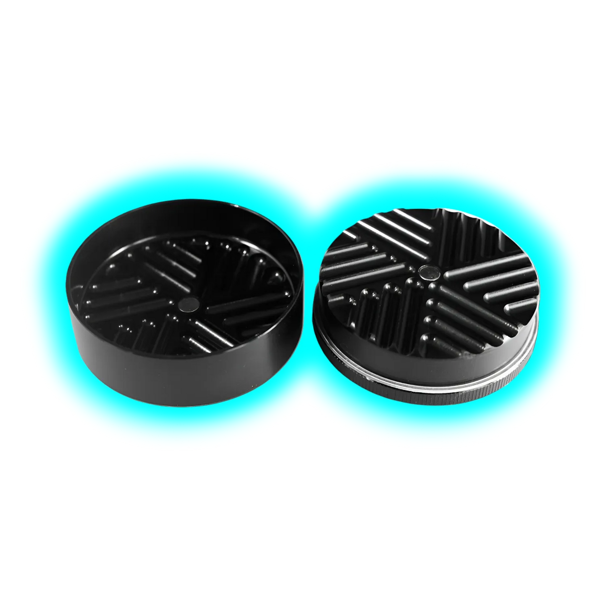 Blackleaf Aluminium Grinder The Pusher 2 Black 2 Parts