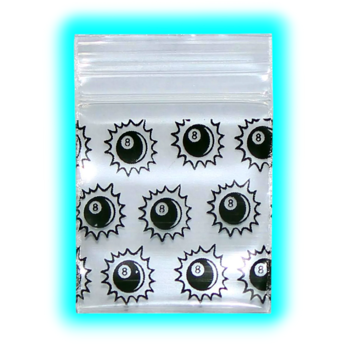 Blackleaf Reclosable Plasticbags 8-Ball 25 x 25 x 0.05mm