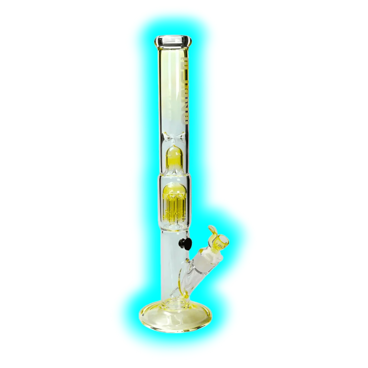 BLAZE GLASS Cylinderbong Ice 6-Arm 50cm
