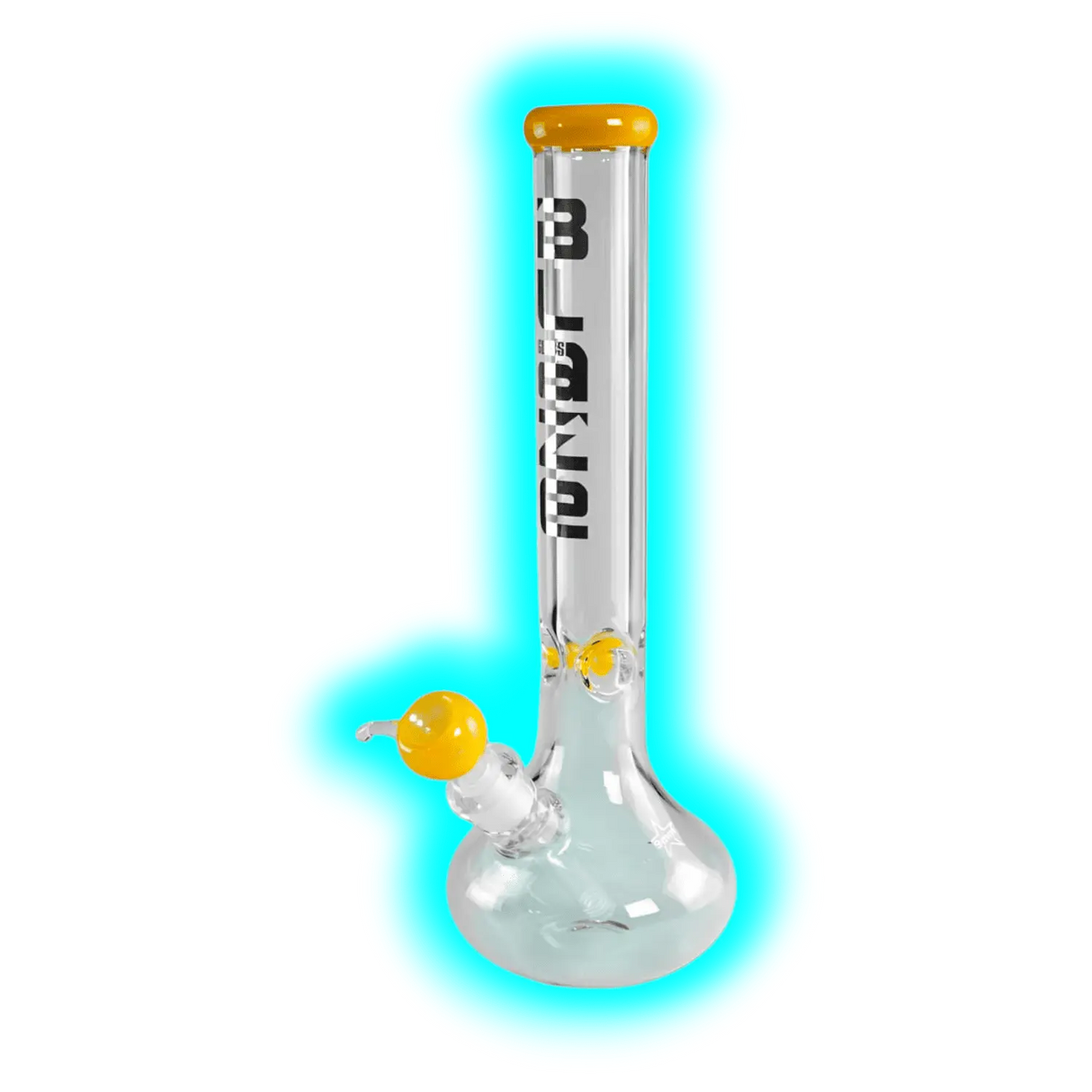 Blaze Ice Bong mit Bauch Gelb NS19