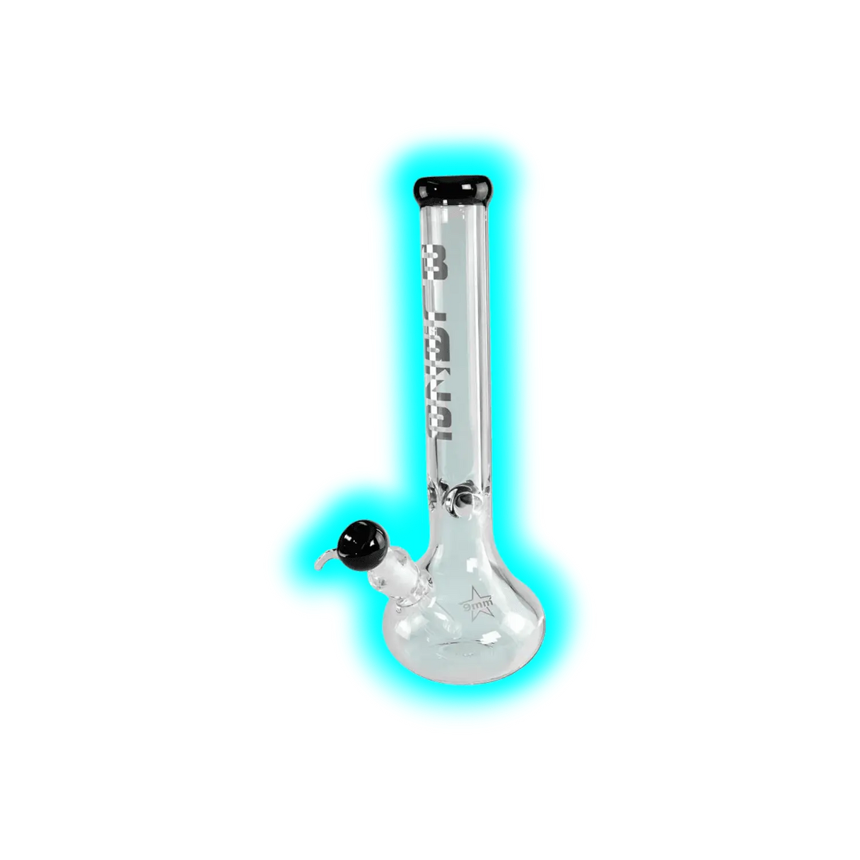 Blaze Ice Bong mit Bauch Schwarz NS19