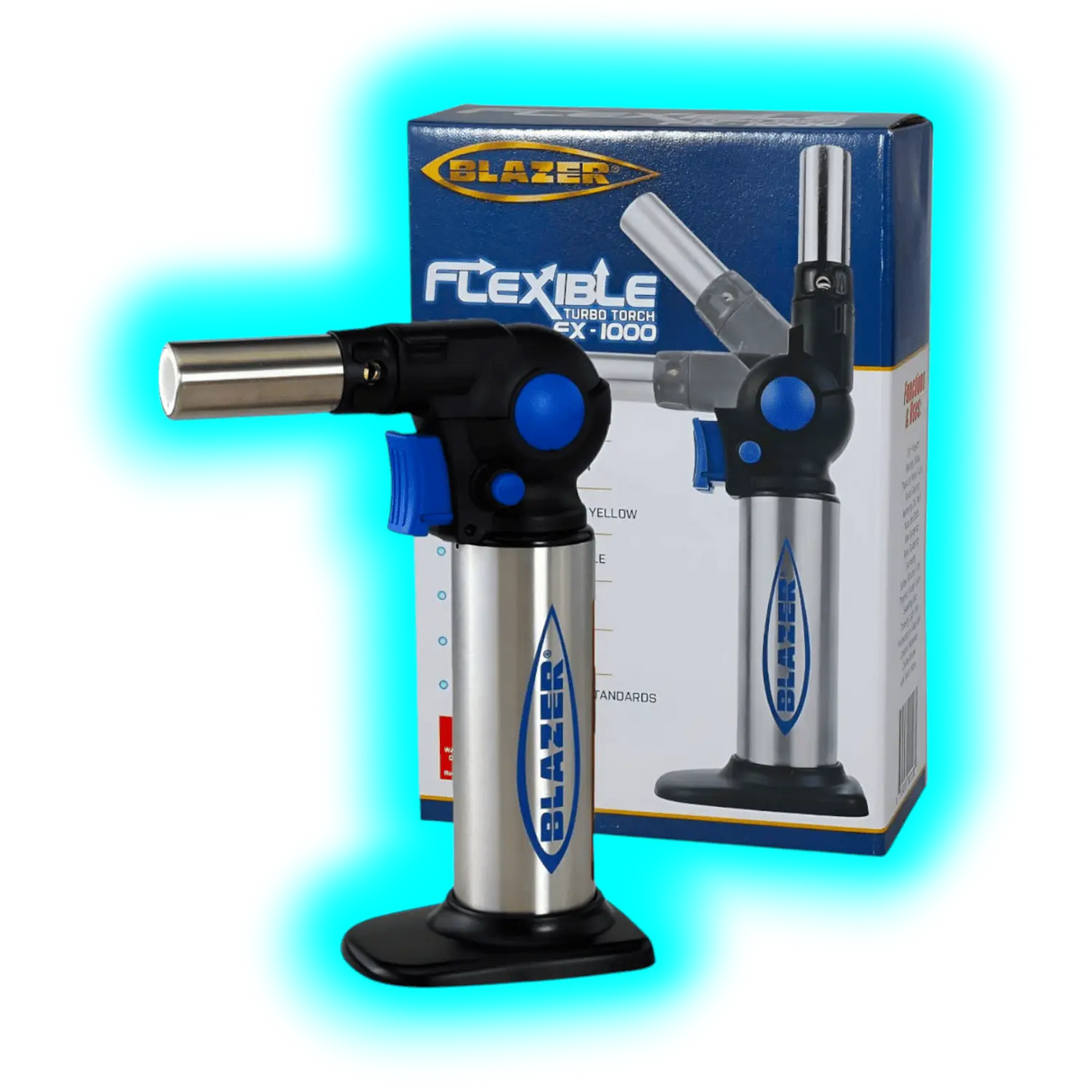 Blazer Flexible Turbo Torch Dual Flame Blue
