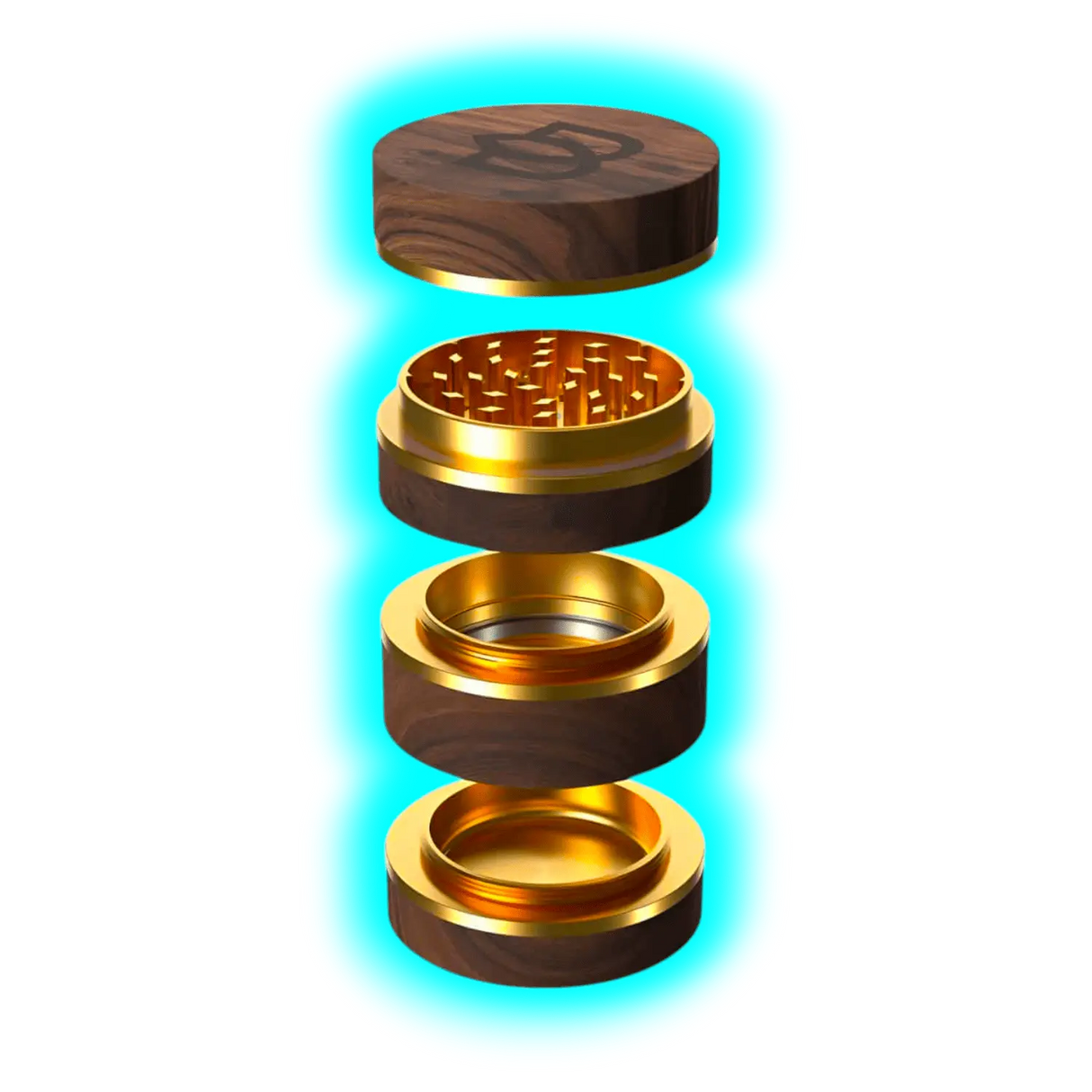 Bloomint Walnut Grinder 4Parts 63mm