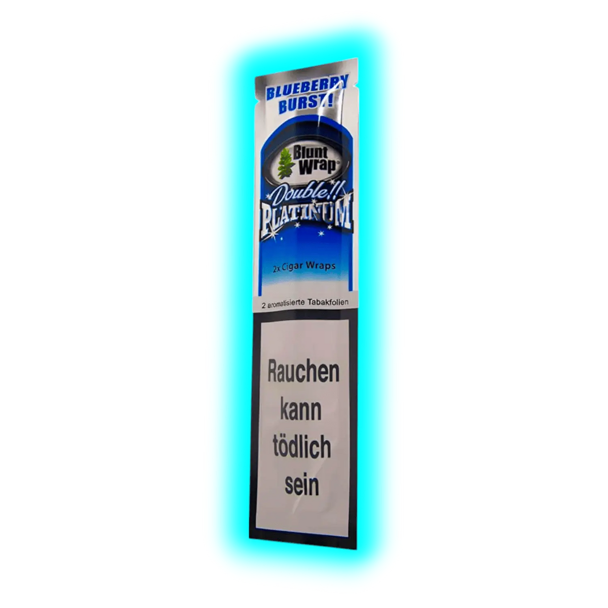 Blunt Wraps Double Platinum Blueberry 2 in 1