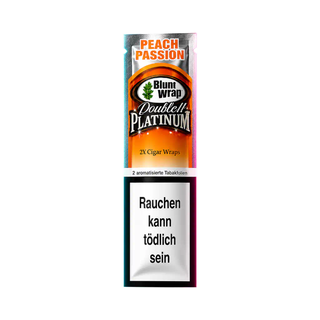 Blunt Wraps Double Platinum Peach Passion 2 in 1