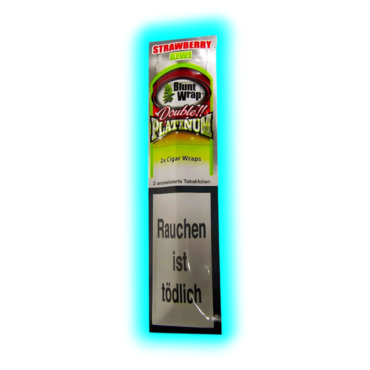 Blunt Wraps Double Platinum Strawberry Kiwi 2 in 1