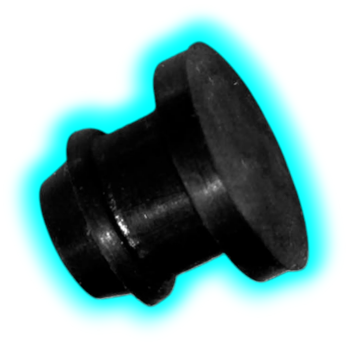 Bong Rubberplug Kick Hole Black
