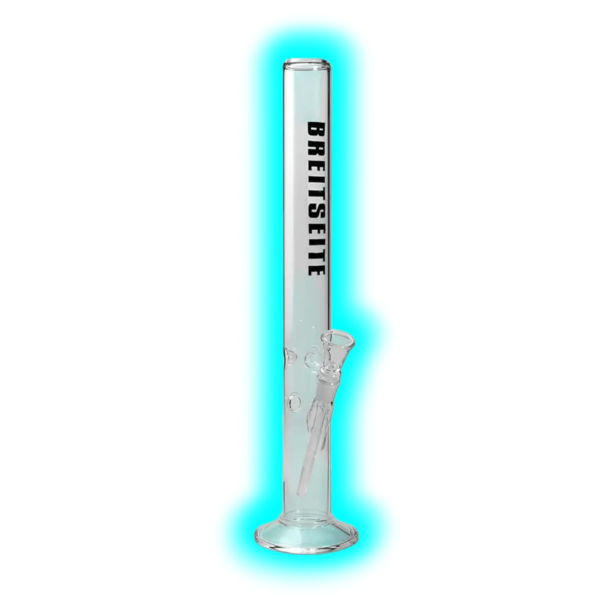 Breitseite Zylinder Glasbong Ice 55cm