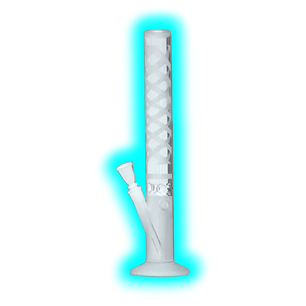 Bullet Bong Zylinder mit sandgestrahltem Muster