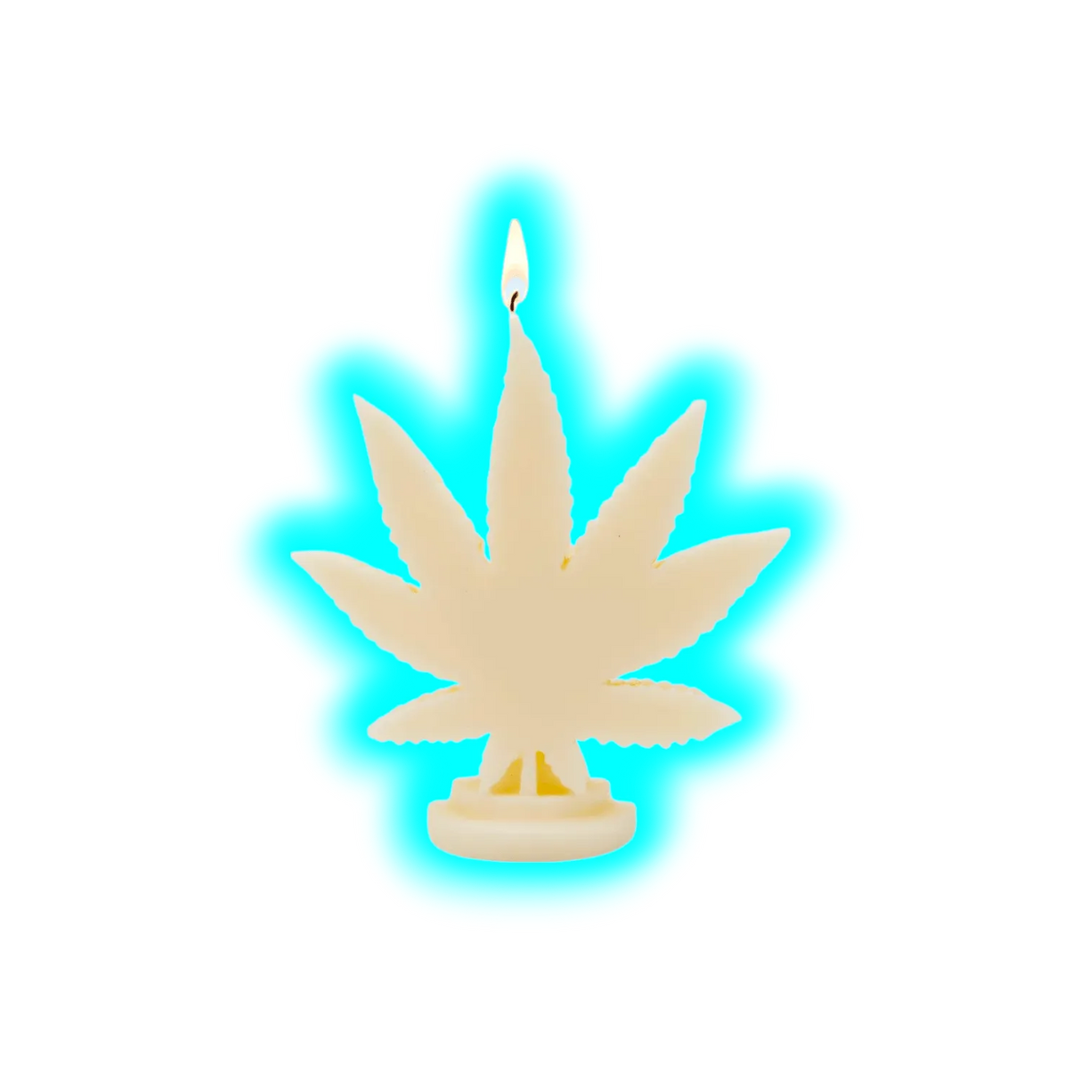 Candle Bea Cannabis Leaf Candle