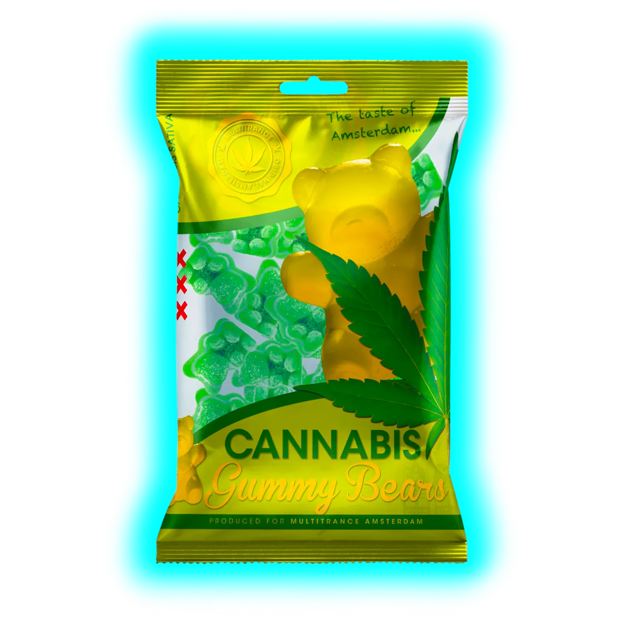 Oursons en gélatine au cannabis