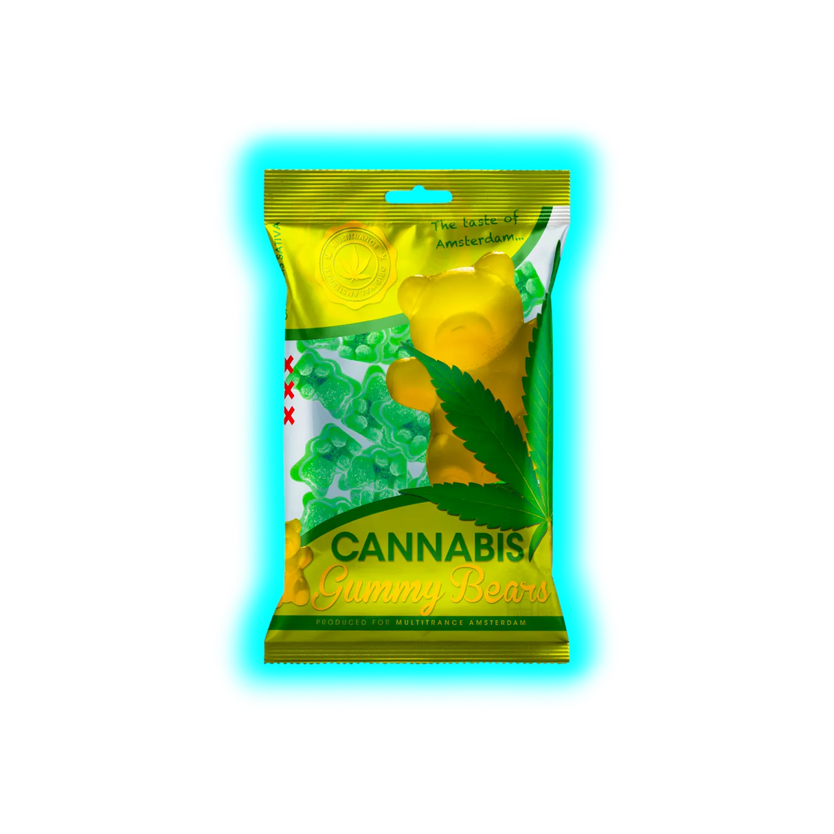 Oursons en gélatine au cannabis