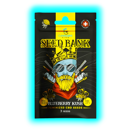 Cannabis King Blueberry Kush Seeds 3pcs