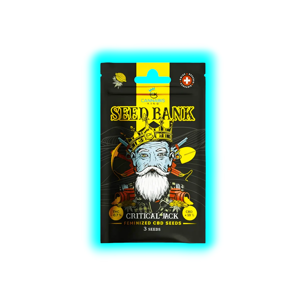 Cannabis King Critical Jack Seeds 3pcs