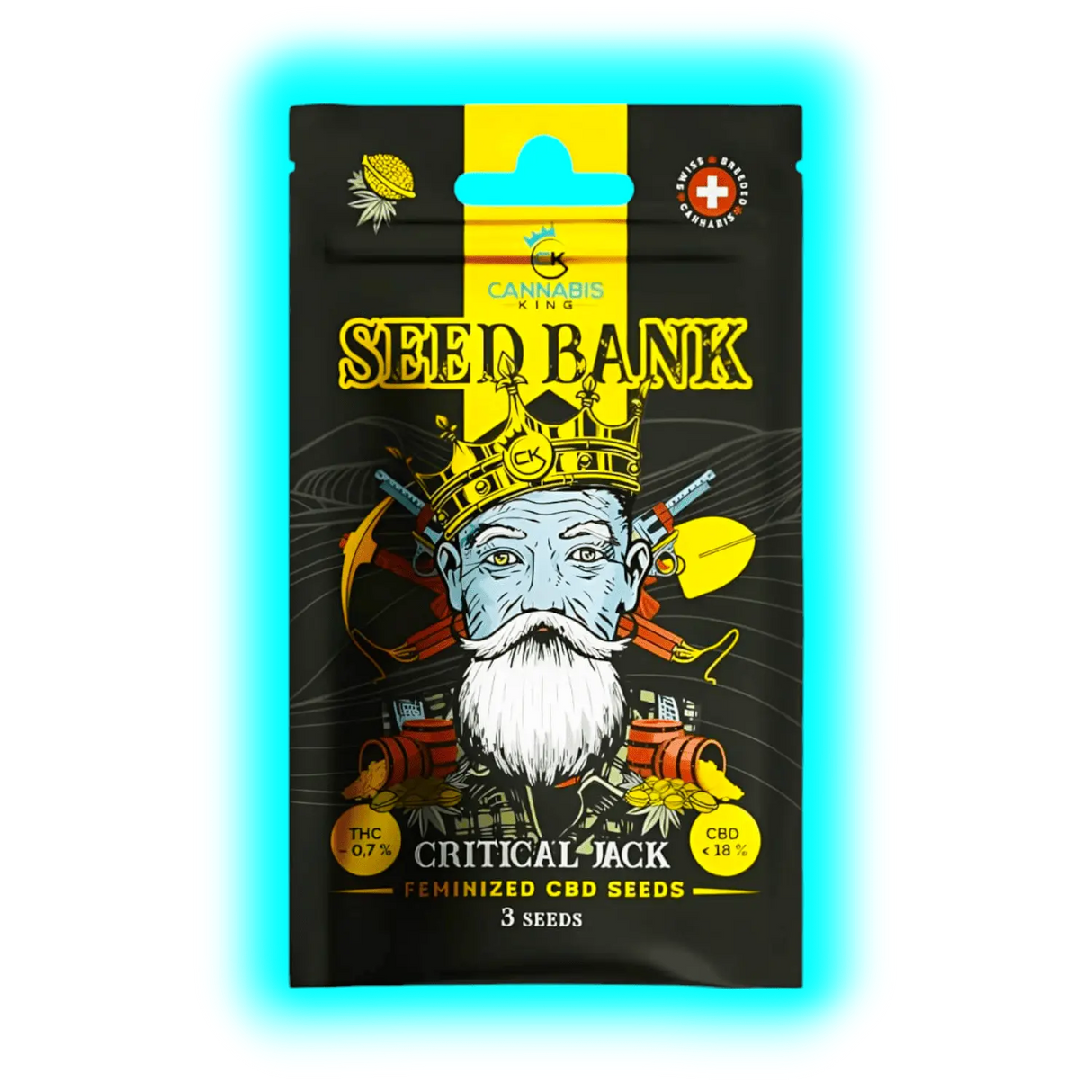 Cannabis King Critical Jack Seeds 3pcs