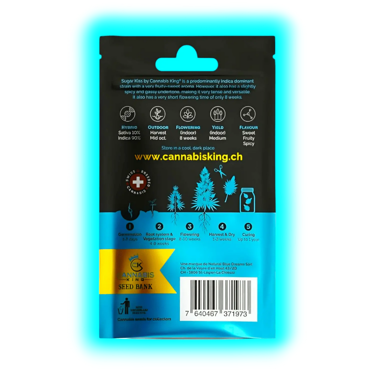 Cannabis King Sugar Kiss Seeds 3pcs