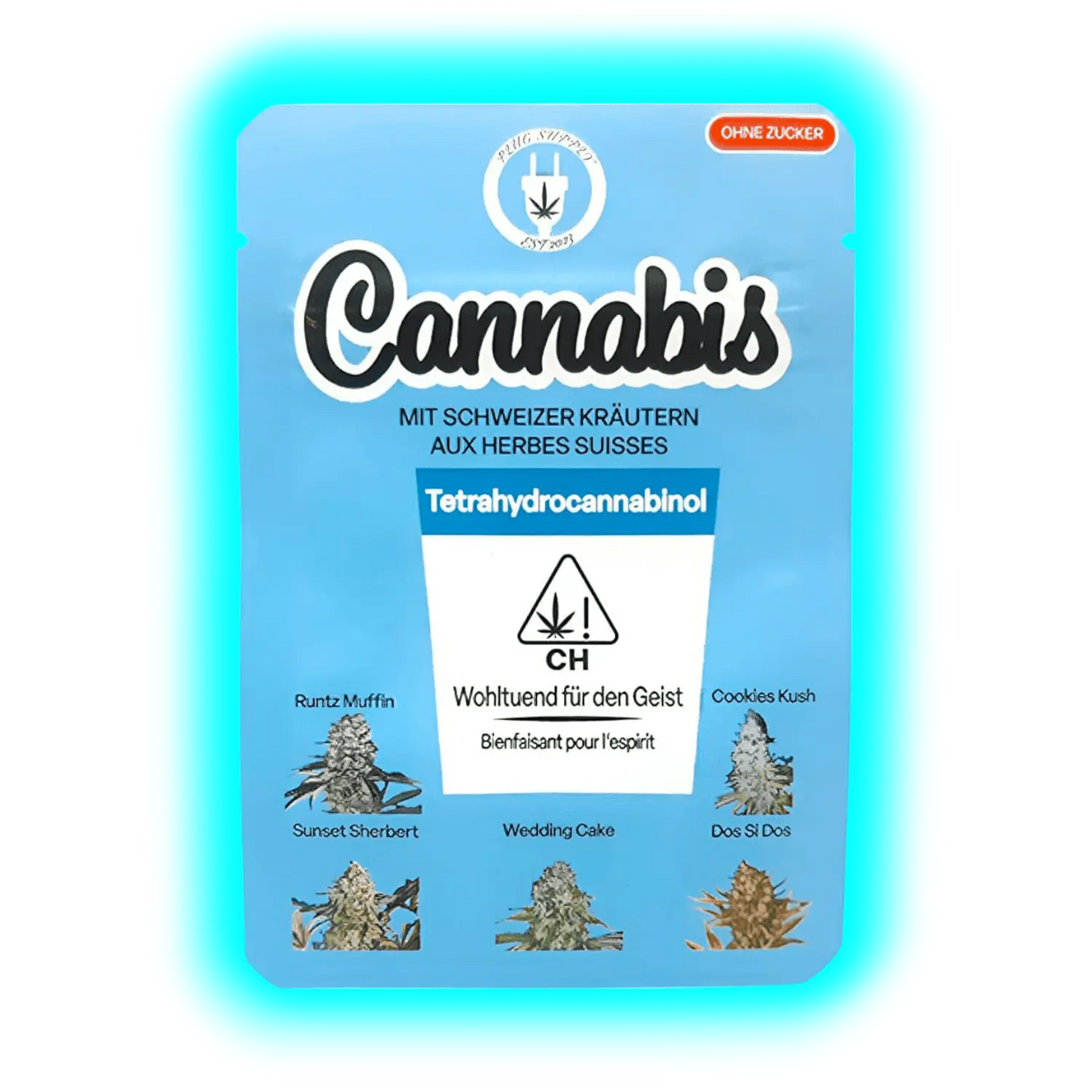 Cannabis Premium Smellproof Bags 130 x 90 x 60mm 50pcs