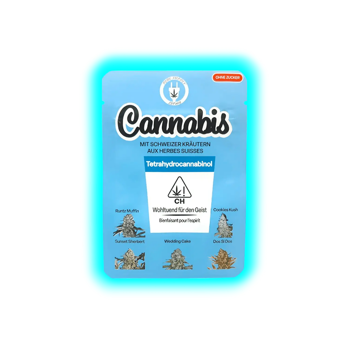 Cannabis Smellproof Bags 130 x 90 x 60mm 1pc