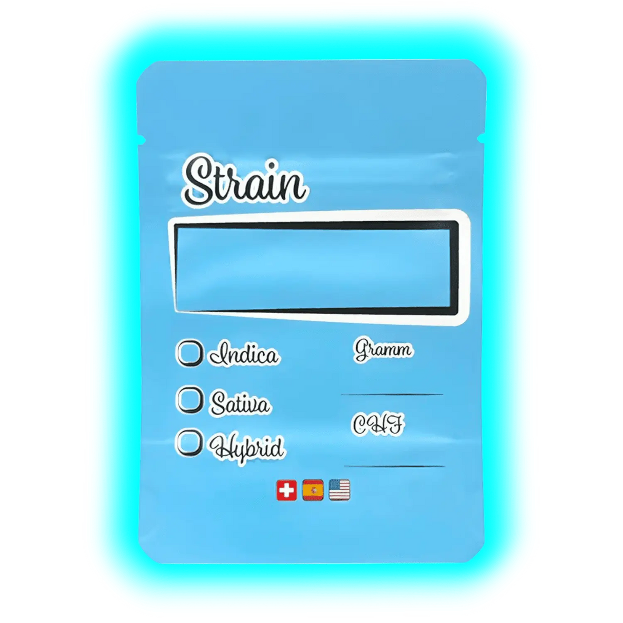 Cannabis Smellproof Bags 130 x 90 x 60mm 1pc