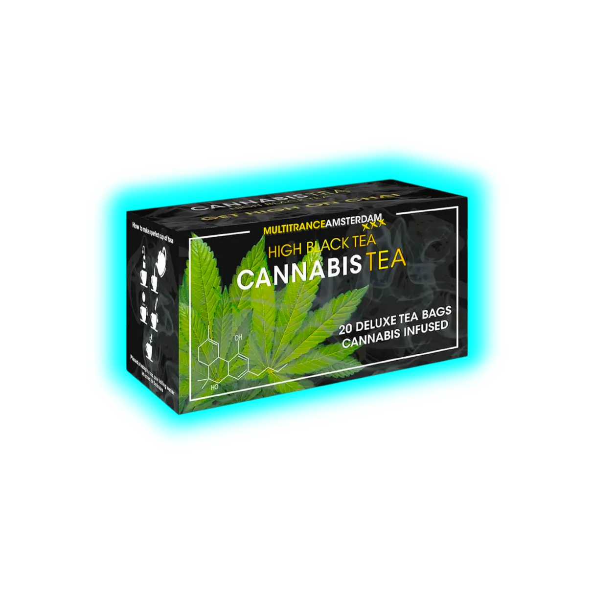 Cannabis Tea - Black High Tea - 20 x 1,5g