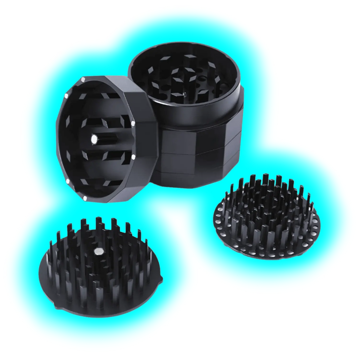 CAPU Herb Grinder Frequent Flyer Black