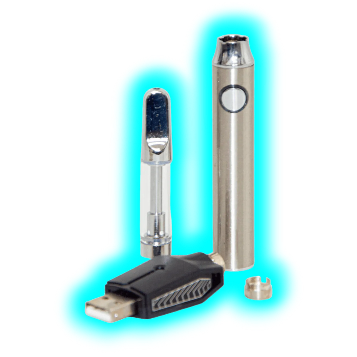 CBD Vape Pen Kit Silver