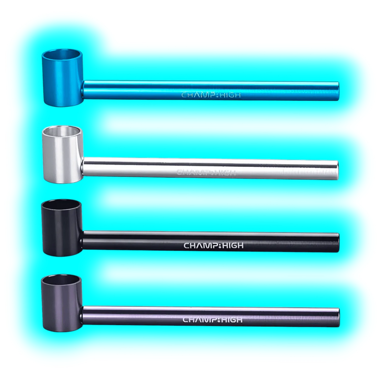 Champ High Classic Metal Weed Pipe 12.5cm