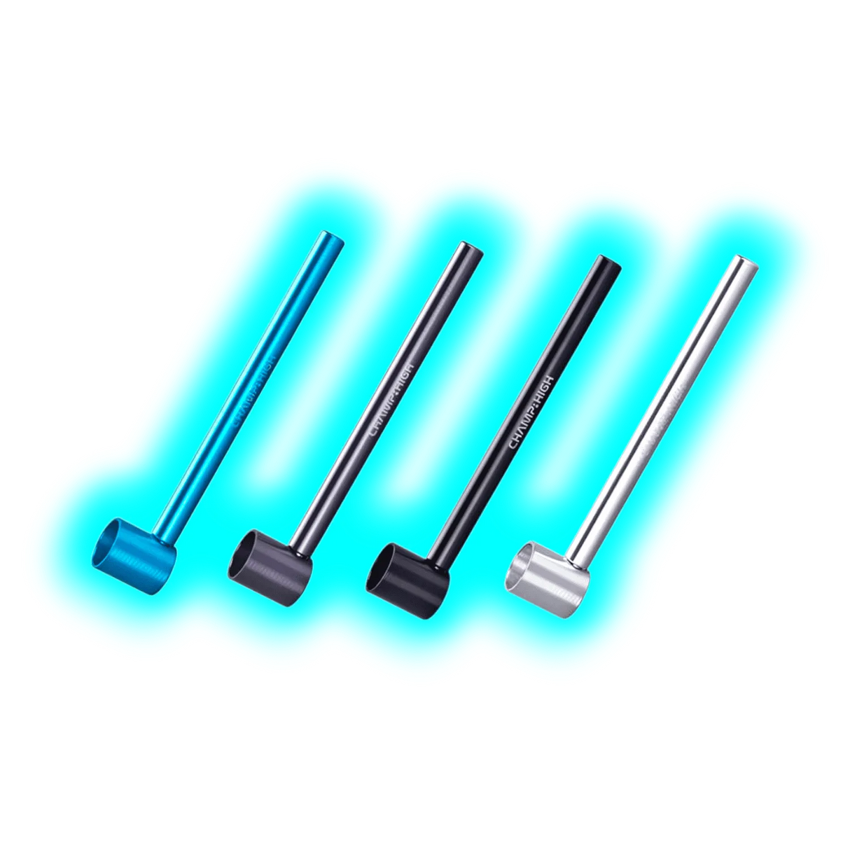 Champ High Classic Metal Weed Pipe 12.5cm