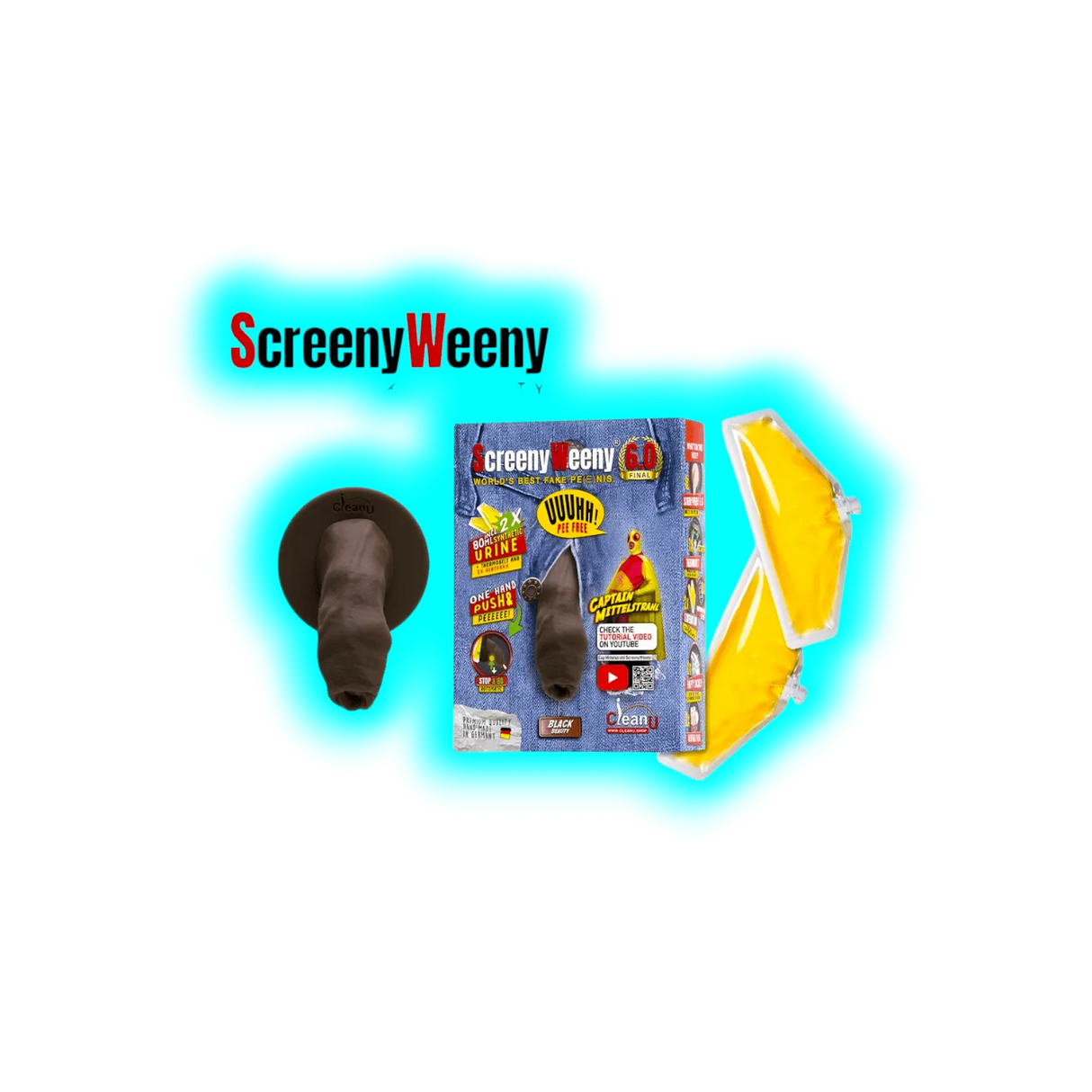 Clean Urin Screeny Weeny 6.0 Black Beauty