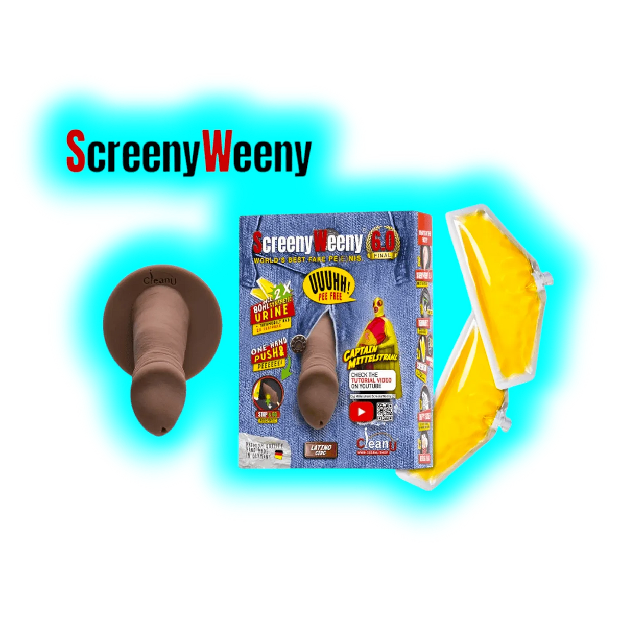 Clean Urin Screeny Weeny 6.0 Latino Circumcised