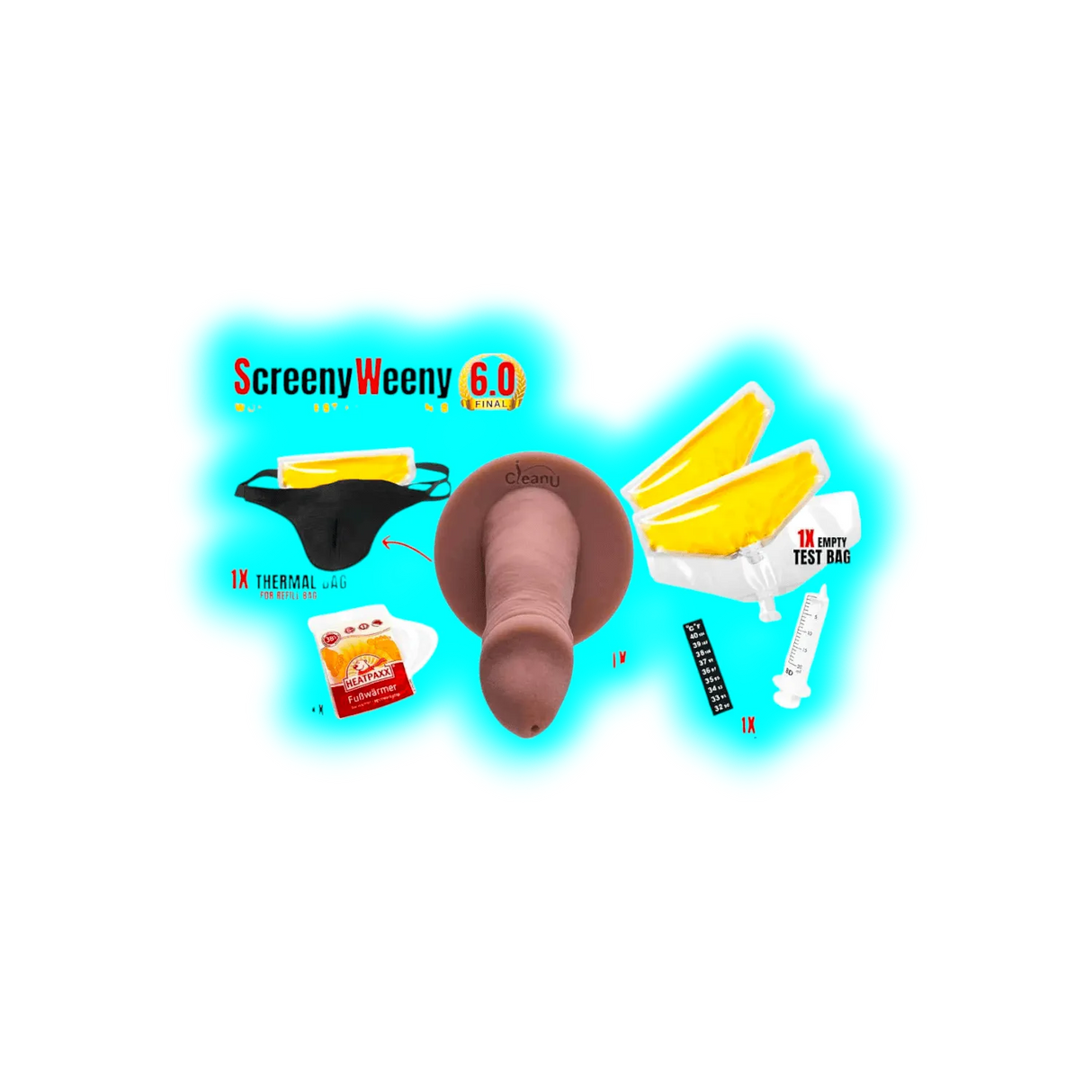 Clean Urin Screeny Weeny 6.0 Nordic White Beschnitten