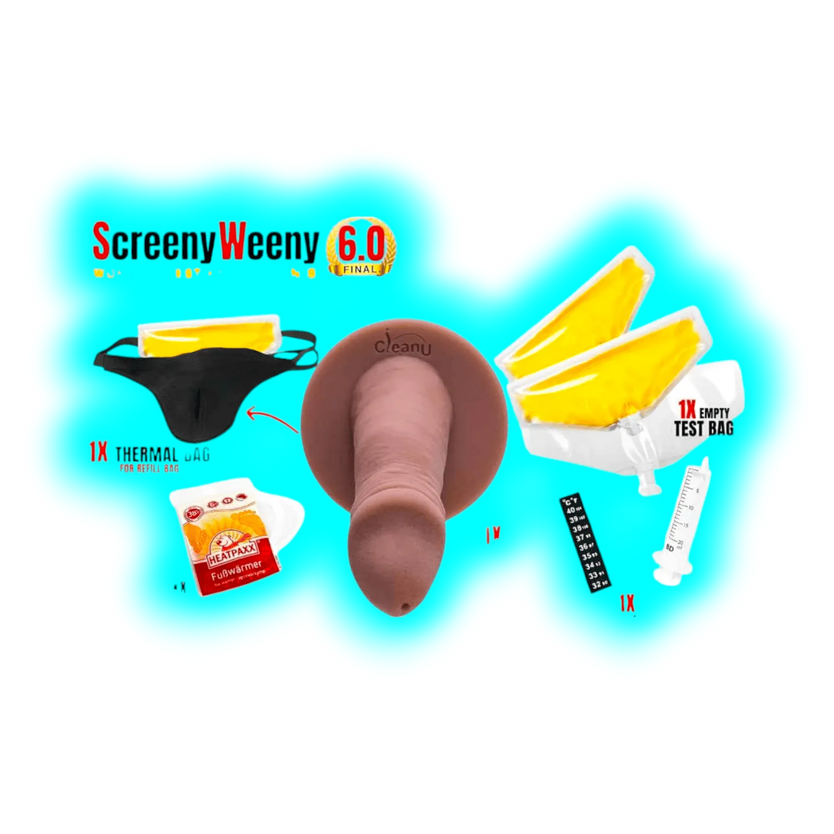 Clean Urin Screeny Weeny 6.0 Nordic White Beschnitten