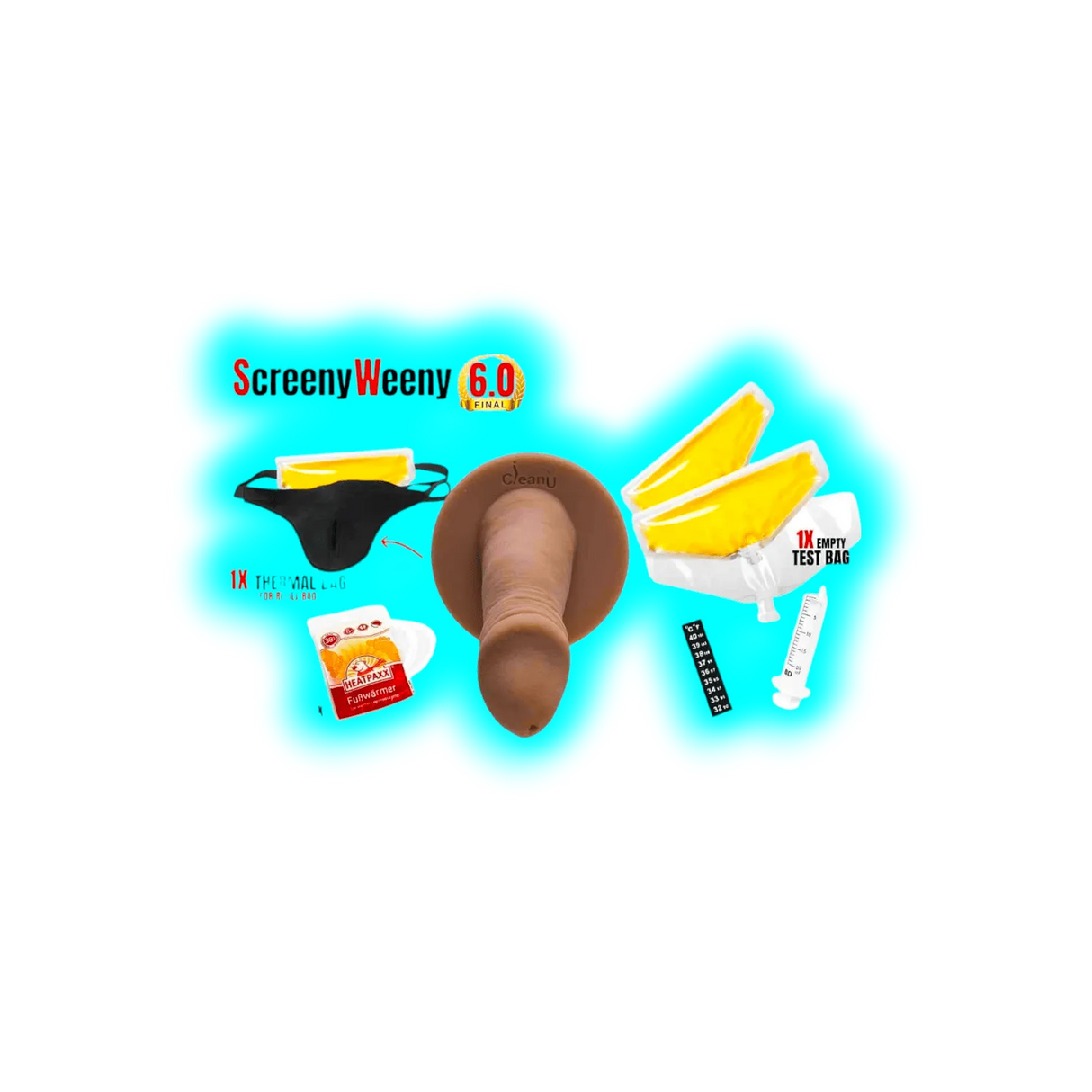 Clean Urin Screeny Weeny 6.0 White Mulatte Beschnitten