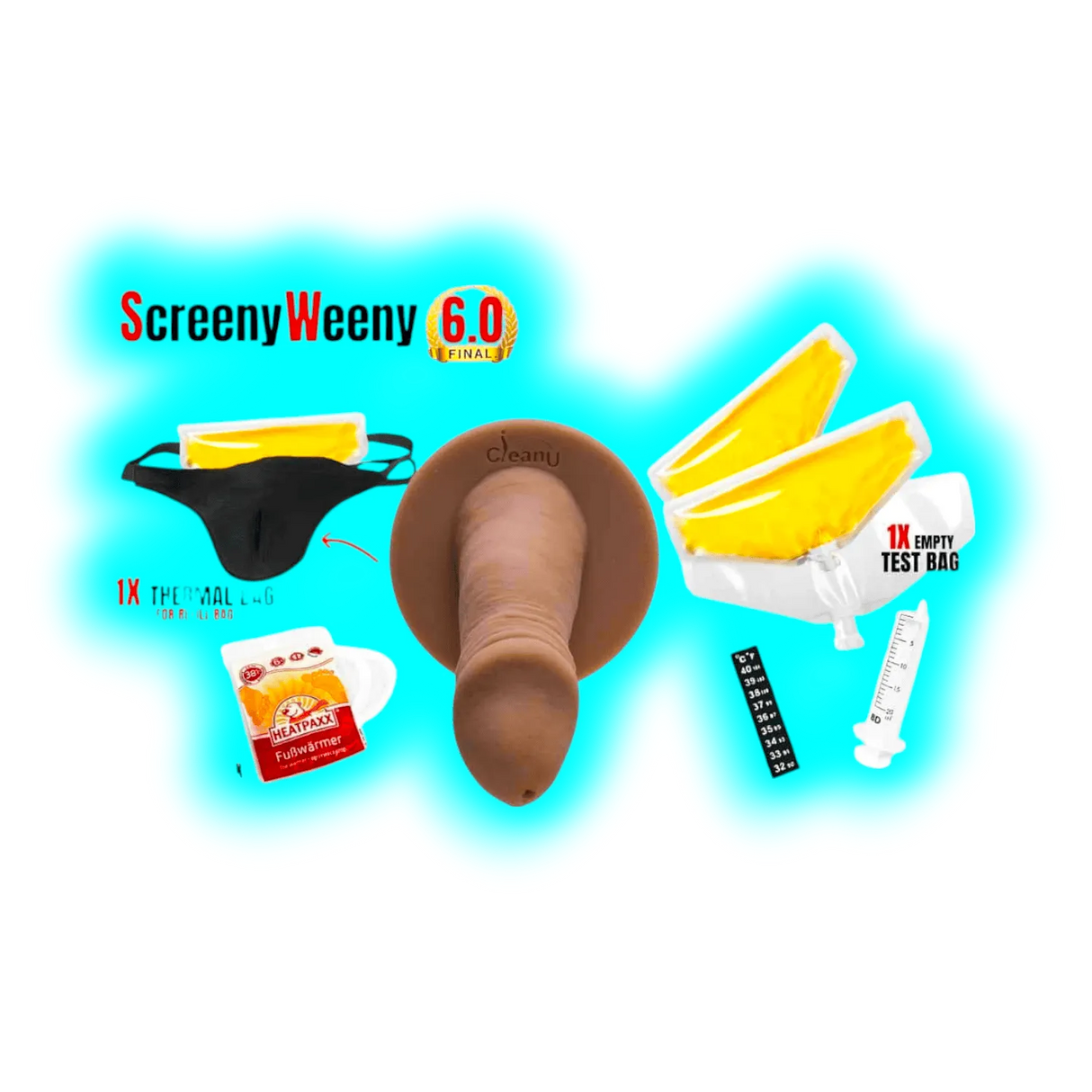 Clean Urin Screeny Weeny 6.0 White Mulatte Beschnitten