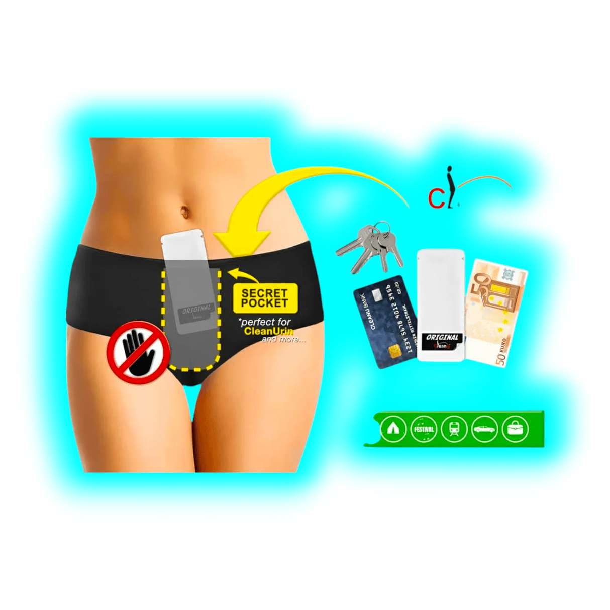 Clean Urin Special Pants Slip Girl M