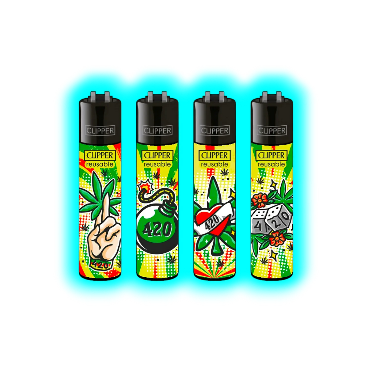 Clipper 4er 420 Tattoo 896-899