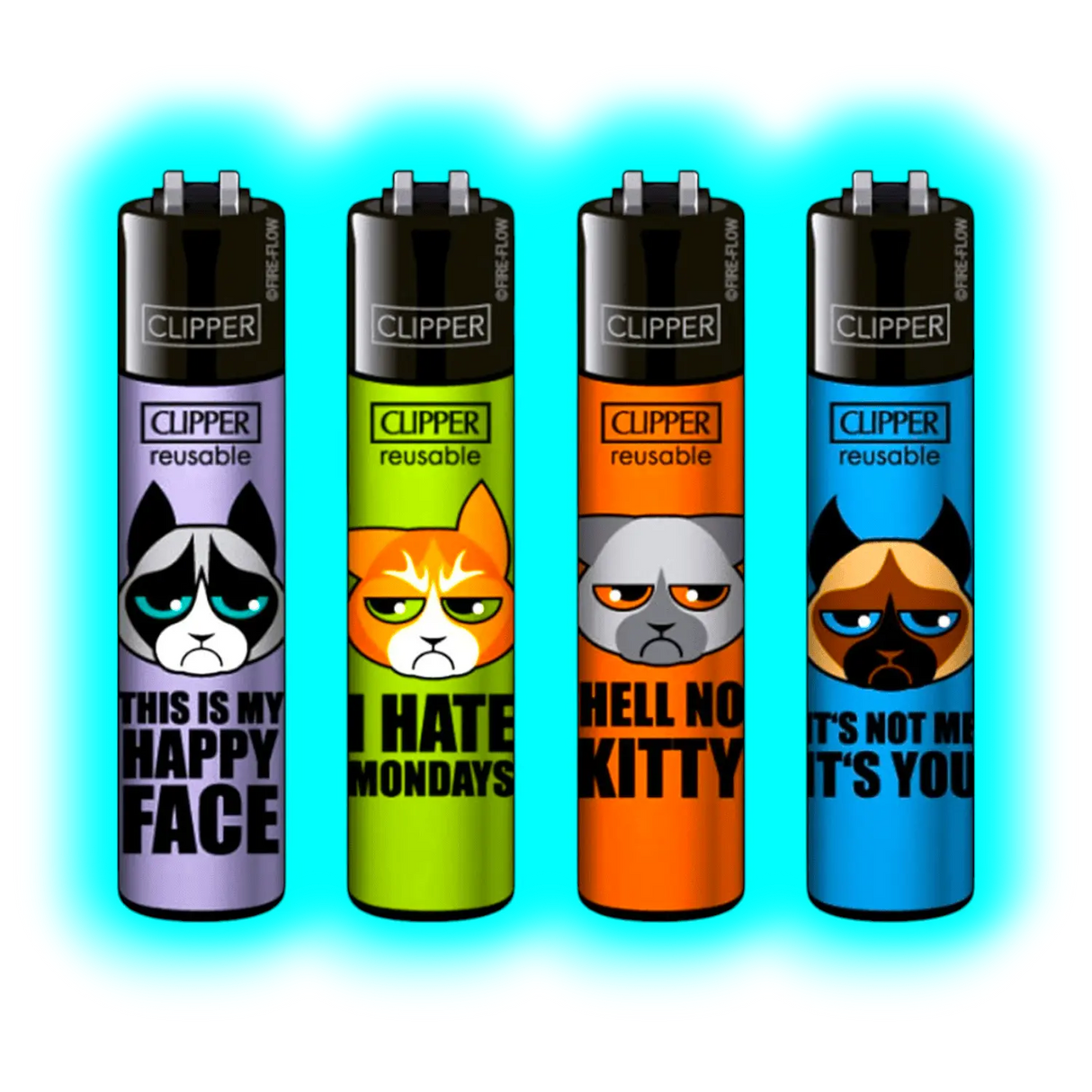 Clipper 4er Angry Cats 798-801