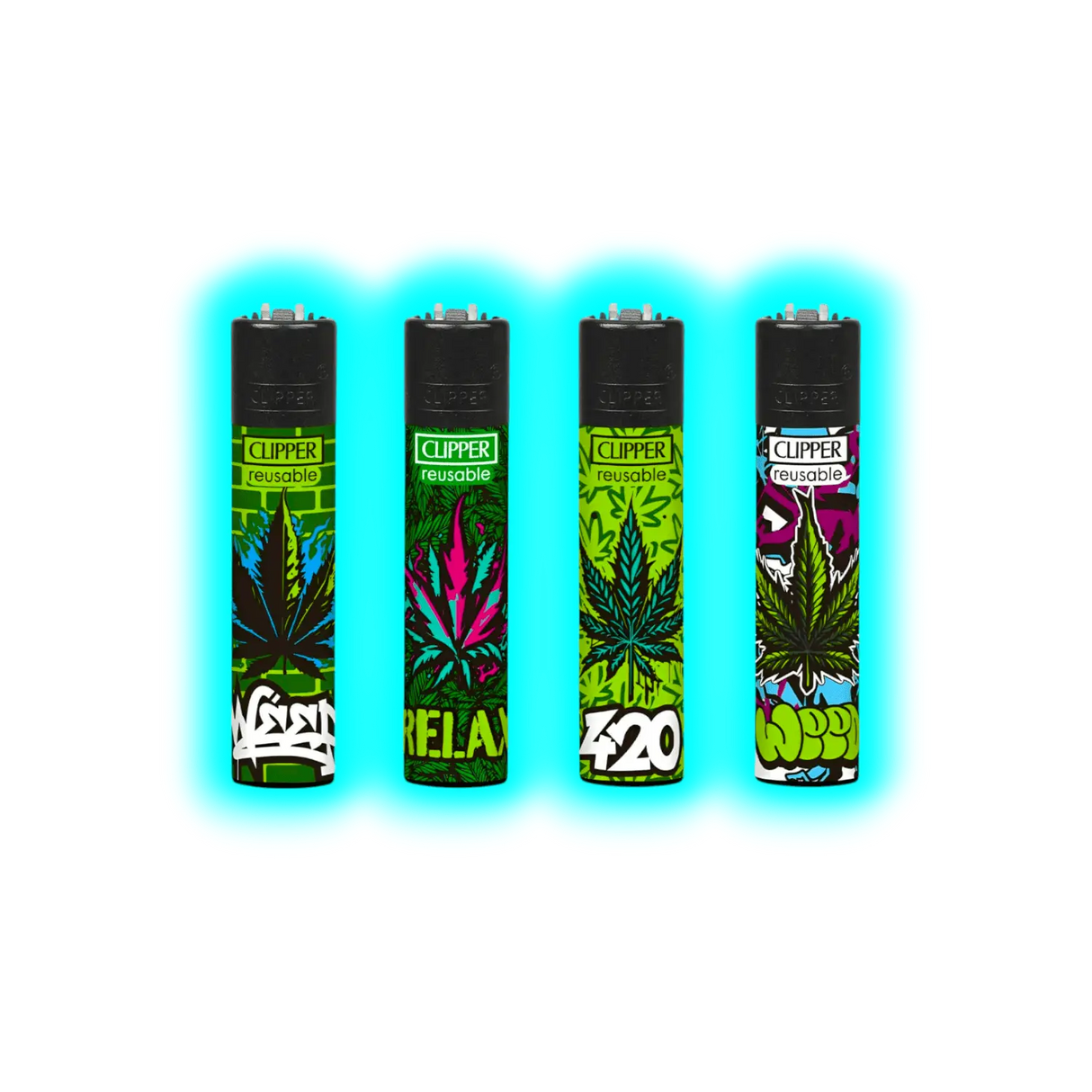 Clipper 4er Graffiti Weed 932-935