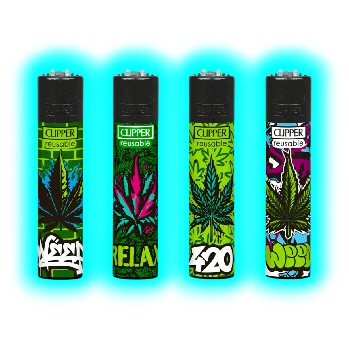 Clipper 4er Graffiti Weed 932-935